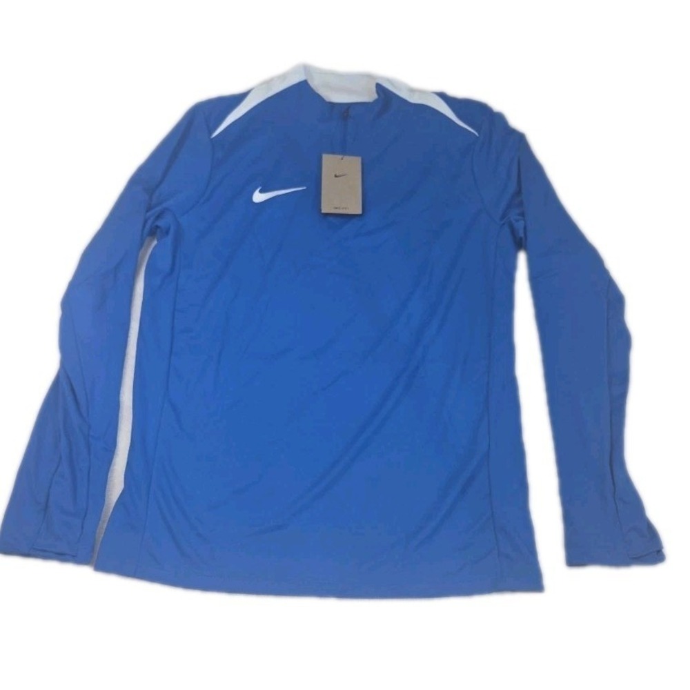 Nike Pullover Mens Size M Blue 1/4 Zip Soccer Training Top FTBL SOCC FD76677-467